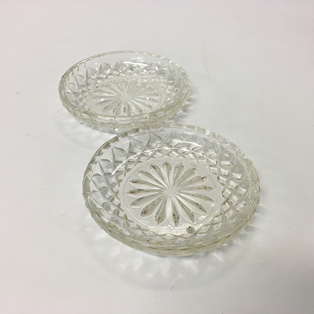 CONDIMENT BOWL, Extra Small Cut Glass
